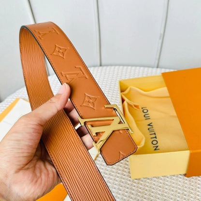 Louis Vuitton LV Initiales Textured Belt 40 mm