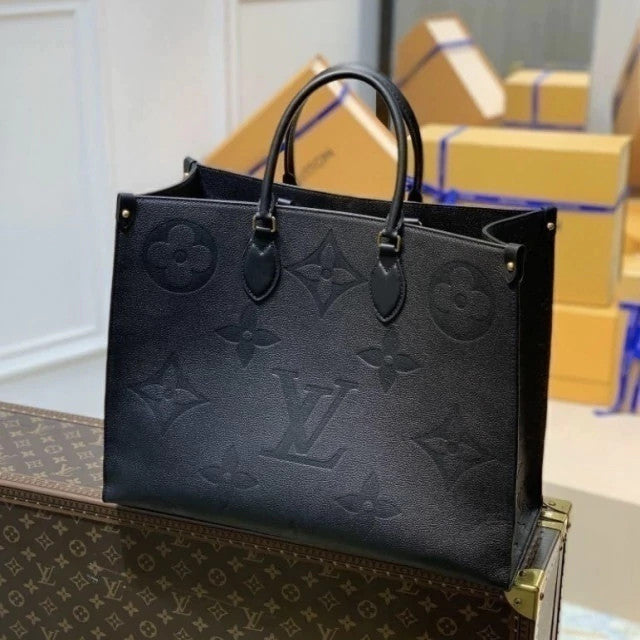 Louis Vuitton On the Go GM Monogram Empreinte Black 16.1" (41 cm)