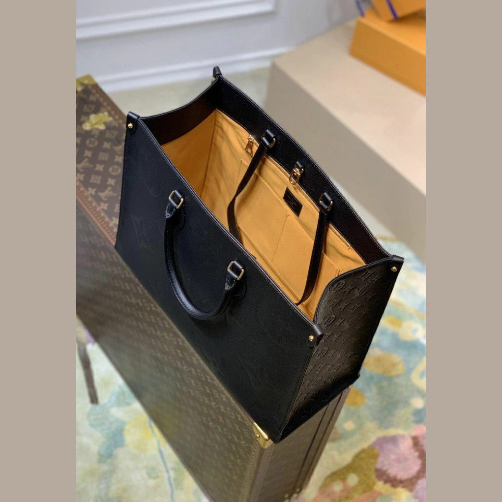 Louis Vuitton On the Go GM Monogram Empreinte Black 16.1" (41 cm)