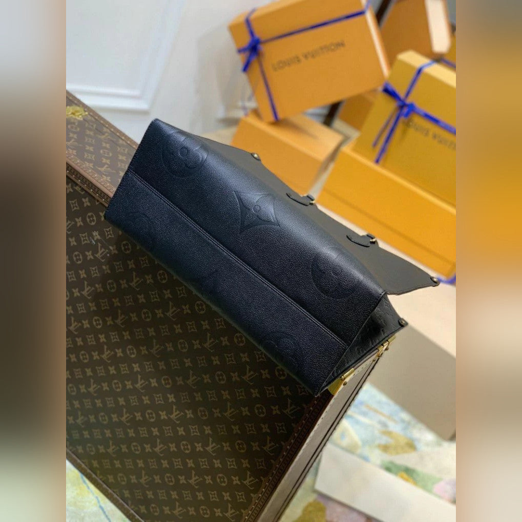 Louis Vuitton On the Go GM Monogram Empreinte Black 16.1" (41 cm)