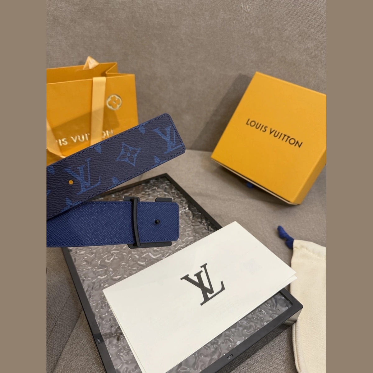 Louis Vuitton Pyramide Belt 40 mm
