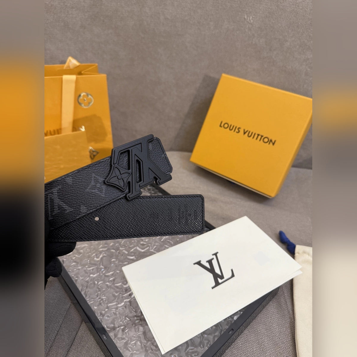 Louis Vuitton Pyramide Belt 40 mm