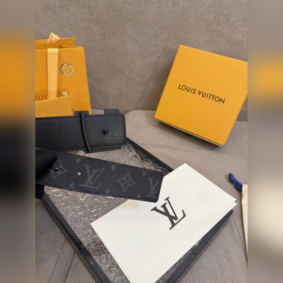 Louis Vuitton Pyramide Belt 40 mm