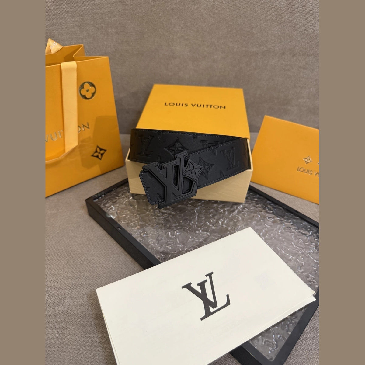 Louis Vuitton Pyramide Belt 40 mm