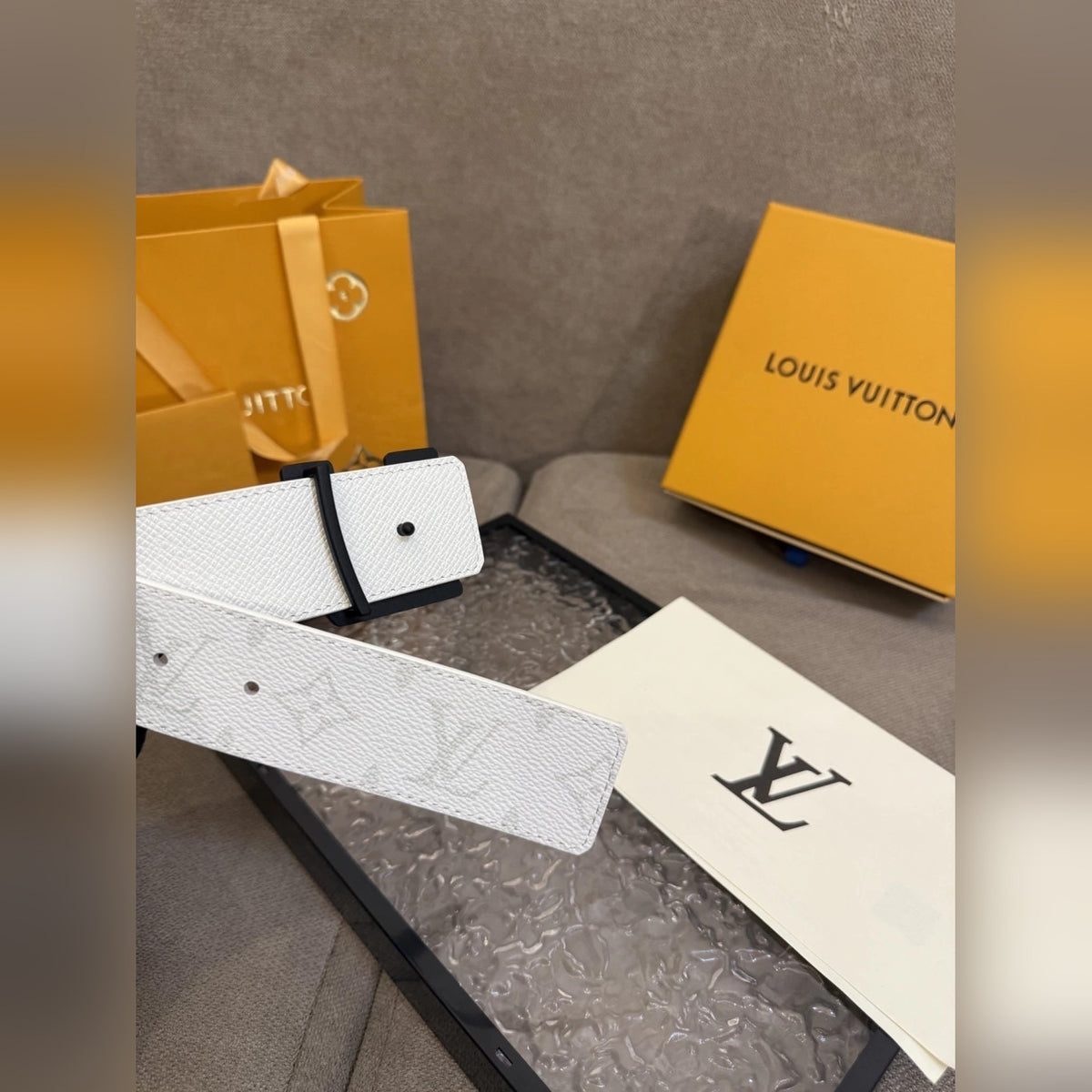 Louis Vuitton Pyramide Belt 40 mm