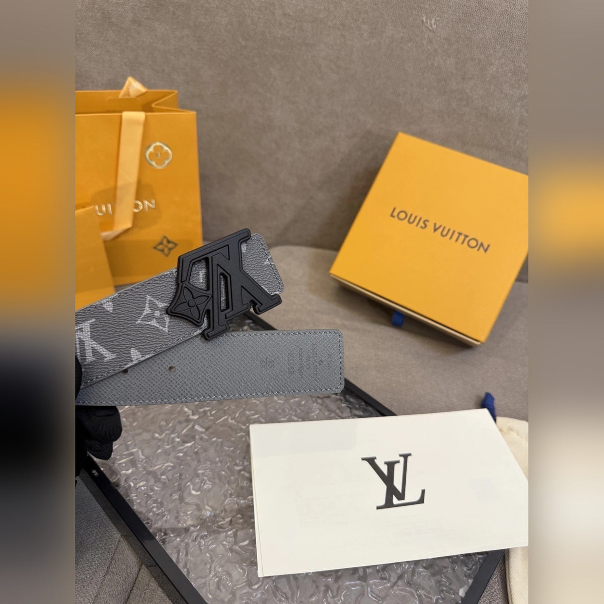 Louis Vuitton Pyramide Belt 40 mm