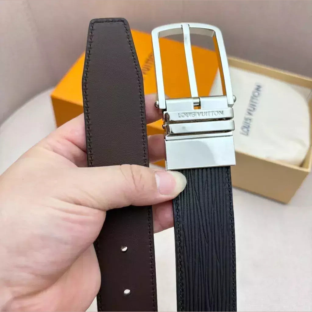 Louis Vuitton Textured Reversible Belt 35 mm