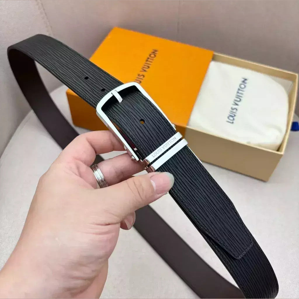 Louis Vuitton Textured Reversible Belt 35 mm