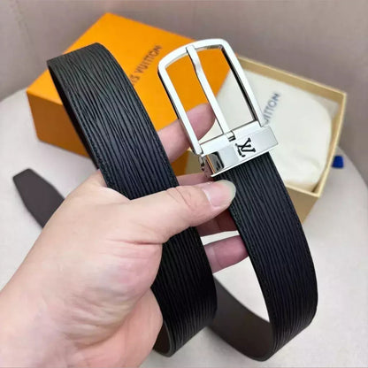 Louis Vuitton Textured Reversible Belt 35 mm