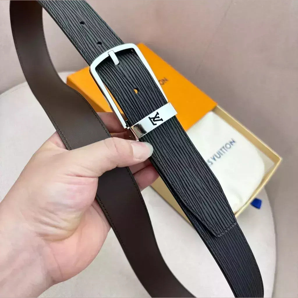 Louis Vuitton Textured Reversible Belt 35 mm