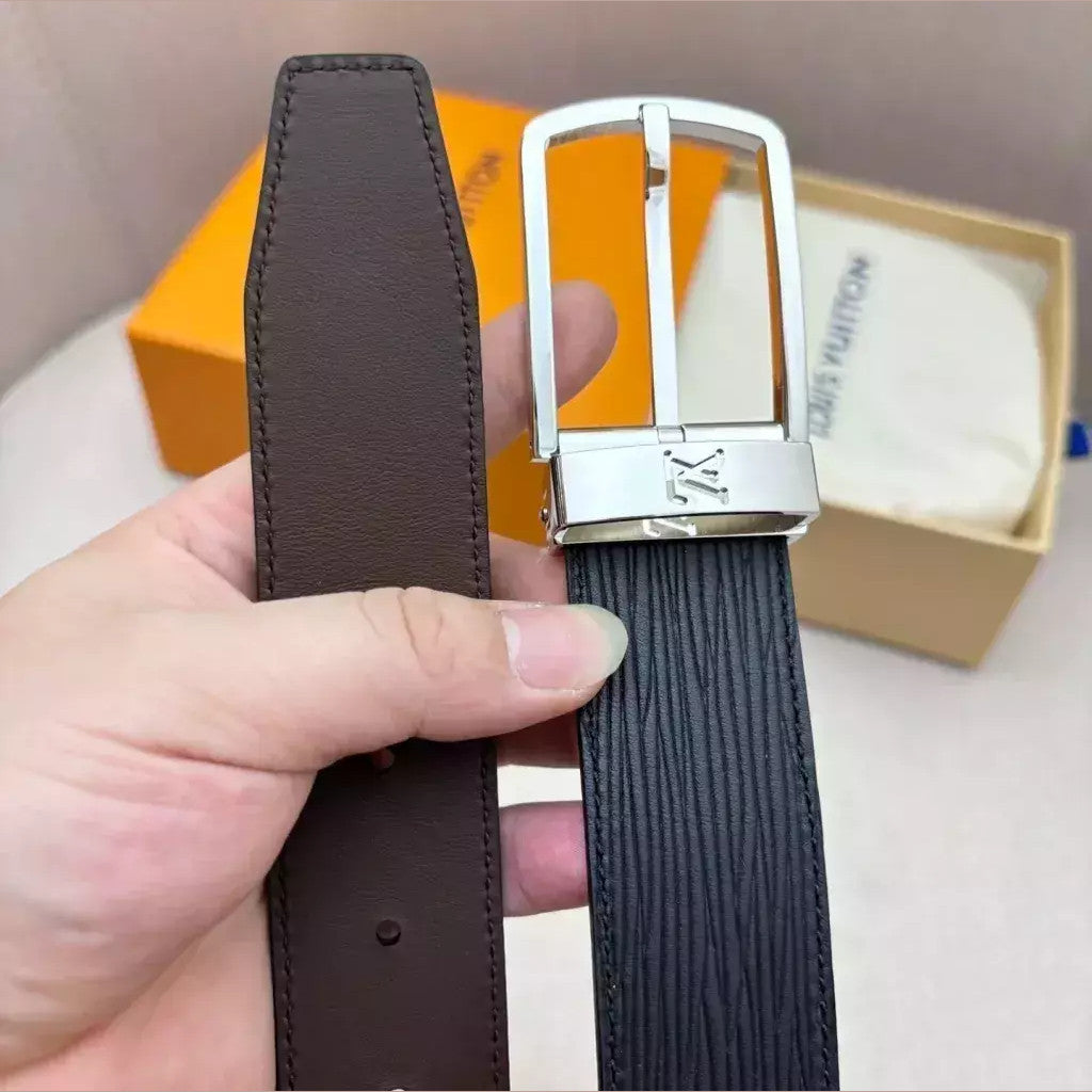 Louis Vuitton Textured Reversible Belt 35 mm