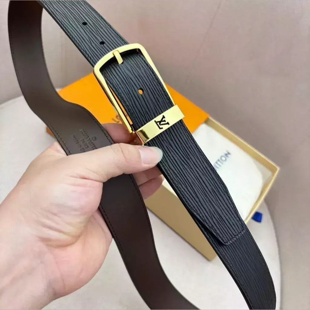 Louis Vuitton Textured Reversible Belt 35 mm