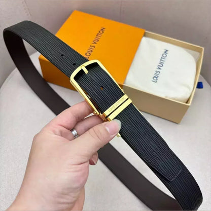 Louis Vuitton Textured Reversible Belt 35 mm