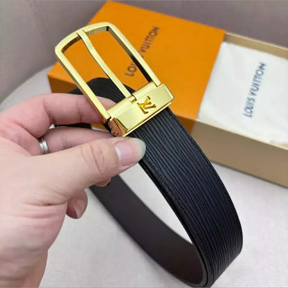 Louis Vuitton Textured Reversible Belt 35 mm