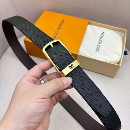 Louis Vuitton Textured Reversible Belt 35 mm