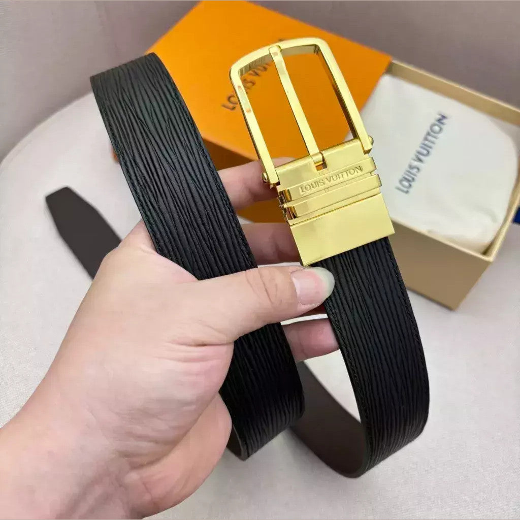 Louis Vuitton Textured Reversible Belt 35 mm