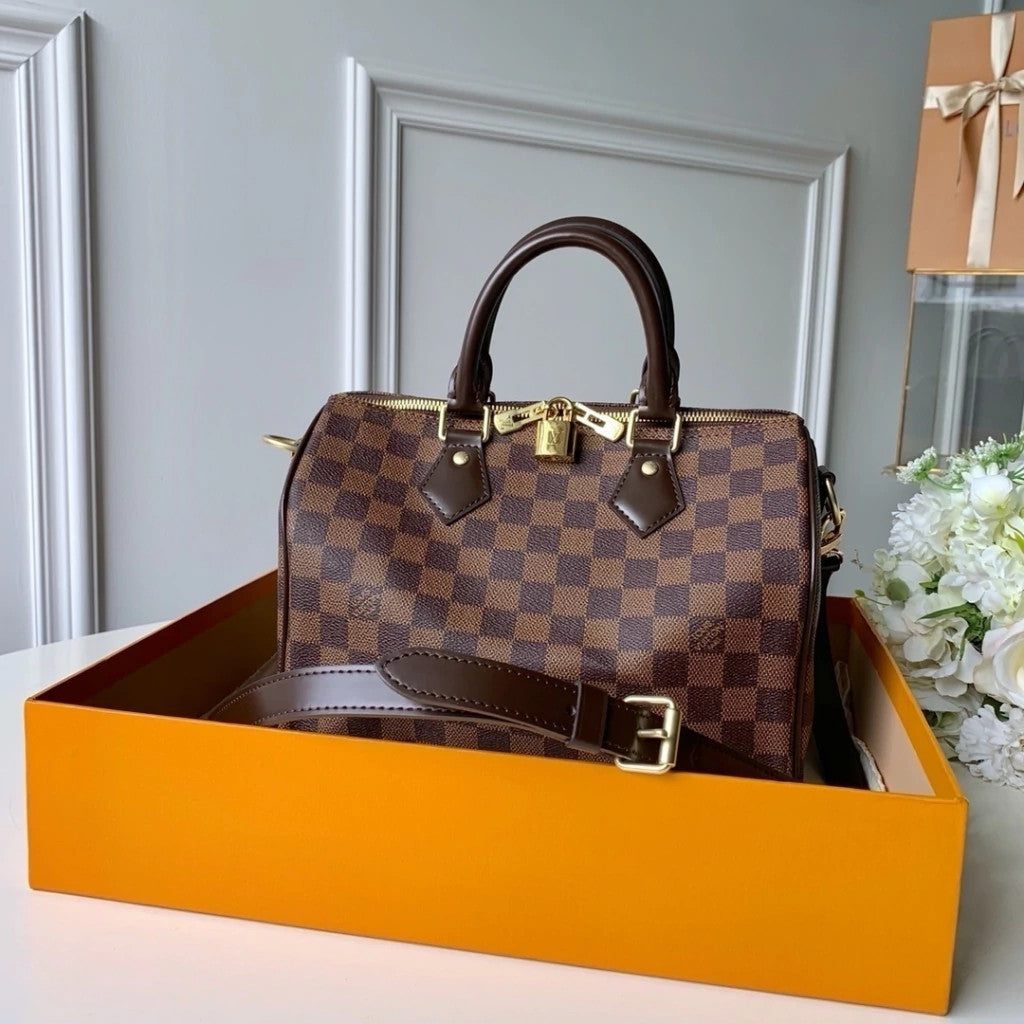 Louis Vuitton Speedy 25 Damier Ébène 9.8" (25 cm)