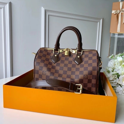 Louis Vuitton Speedy 25 Damier Ébène 9.8" (25 cm)