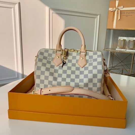 Louis Vuitton Speedy 25 Damier Azur 9.8" (25 cm)