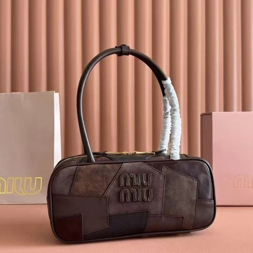 Miu Miu Arcadie Leather Patchwork 10.6" (27 cm)