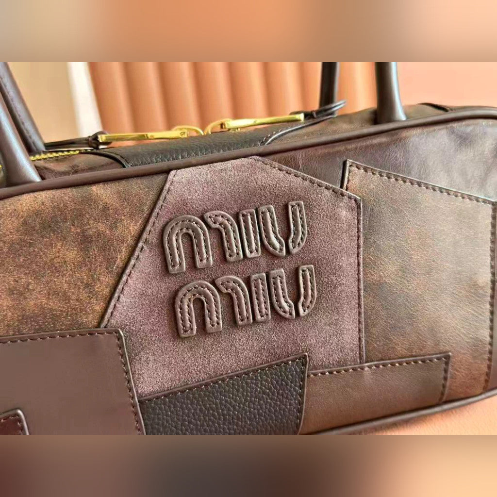 Miu Miu Arcadie Leather Patchwork 10.6" (27 cm)