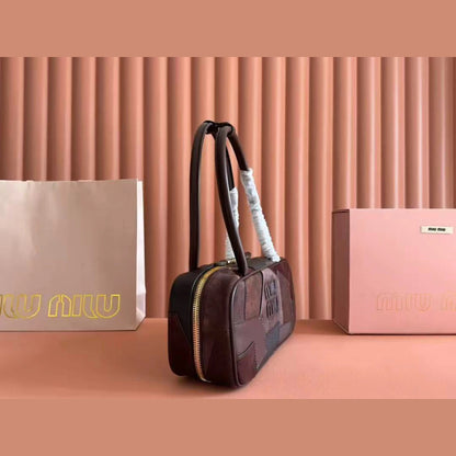 Miu Miu Arcadie Leather Patchwork 10.6" (27 cm)