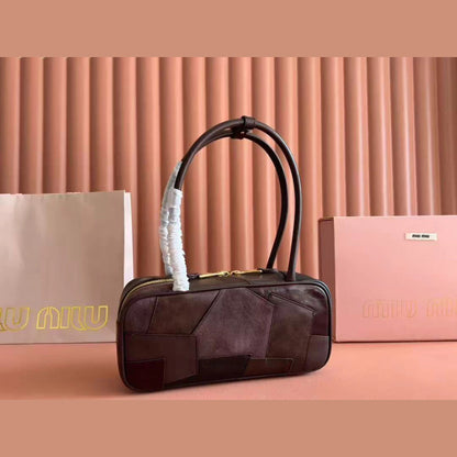Miu Miu Arcadie Leather Patchwork 10.6" (27 cm)