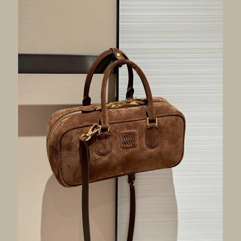 Miu Miu Bowling Bag Suede 10.6" (27 cm)