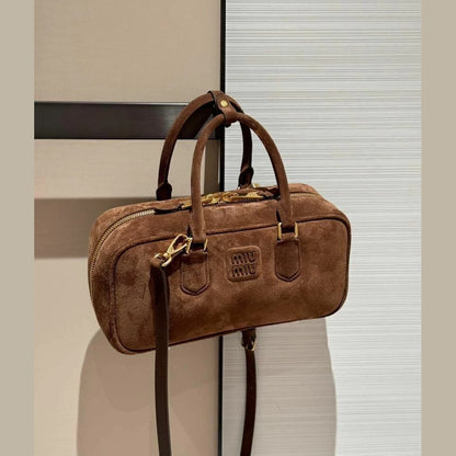 Miu Miu Bowling Bag Suede 10.6" (27 cm)