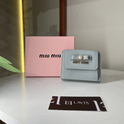 Miu Miu Wallet Light Blue
