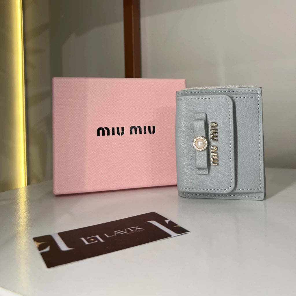 Miu Miu Wallet Light Blue