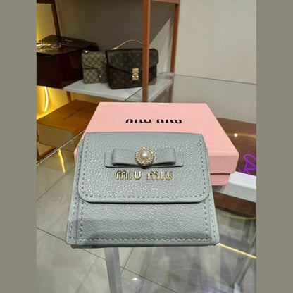 Miu Miu Wallet Light Blue
