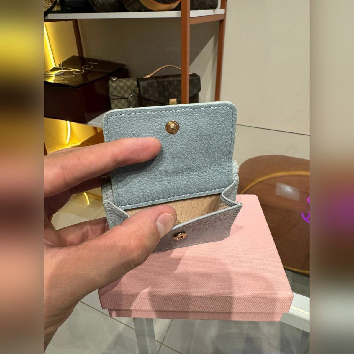 Miu Miu Wallet Light Blue