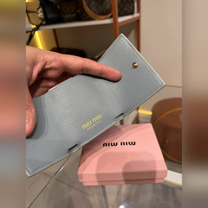 Miu Miu Wallet Light Blue