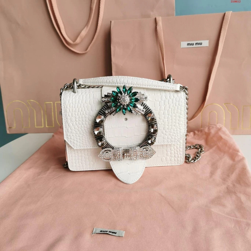 Miu Miu Treasure White 11" (28 cm)