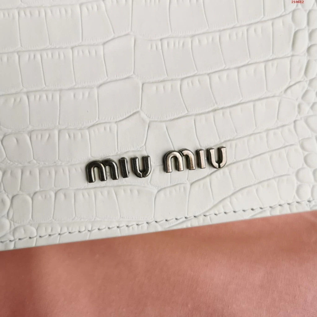 Miu Miu Treasure White 11" (28 cm)