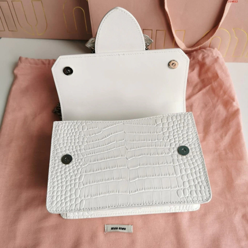 Miu Miu Treasure White 11" (28 cm)