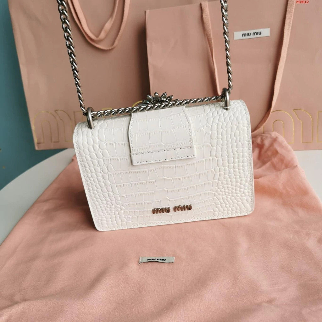 Miu Miu Treasure White 11" (28 cm)