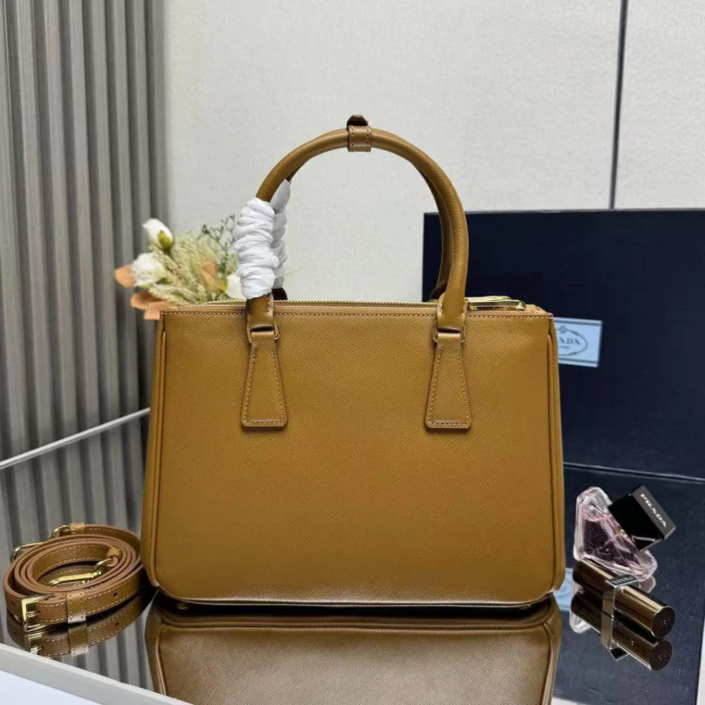 Prada Galleria Smooth Leather Caramel 11" (28 cm)