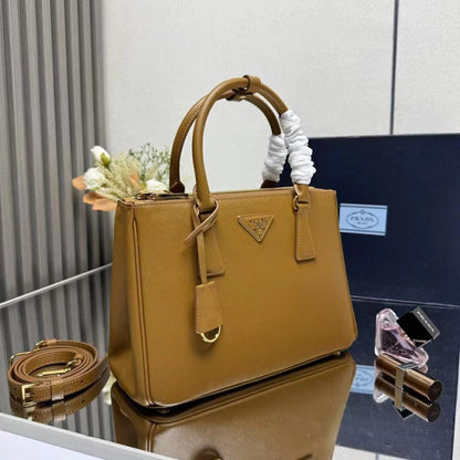 Prada Galleria Smooth Leather Caramel 11" (28 cm)