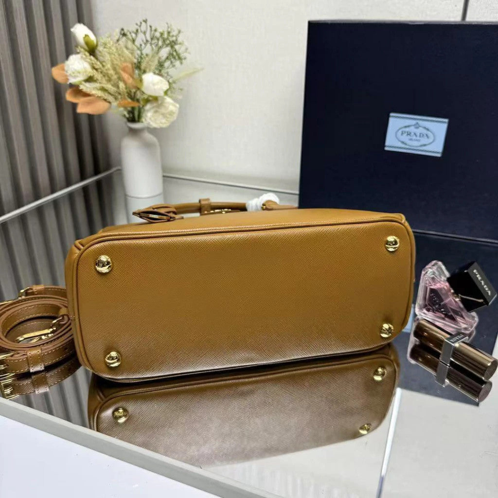 Prada Galleria Smooth Leather Caramel 11" (28 cm)