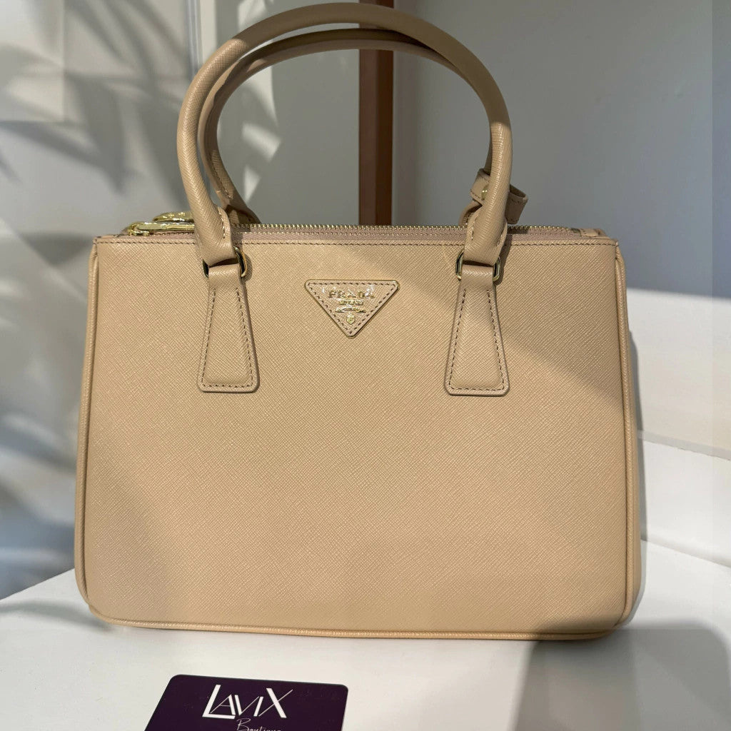 Prada Galleria Saffiano Nude 11" (28 cm)