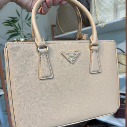 Prada Galleria Saffiano Nude 11" (28 cm)