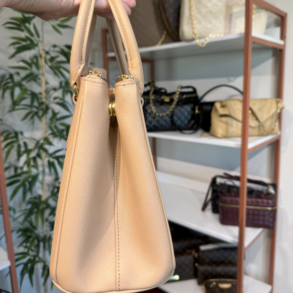 Prada Galleria Saffiano Nude 11" (28 cm)