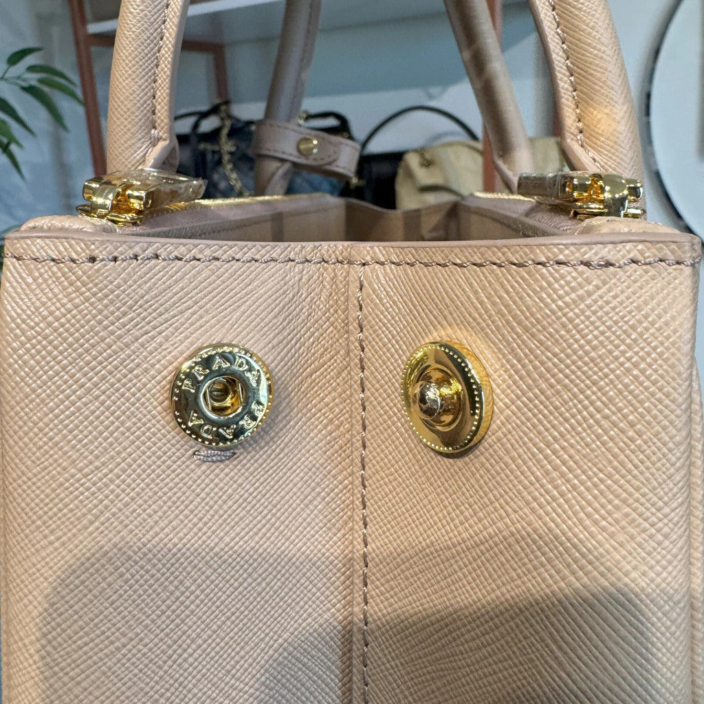 Prada Galleria Saffiano Nude 11" (28 cm)