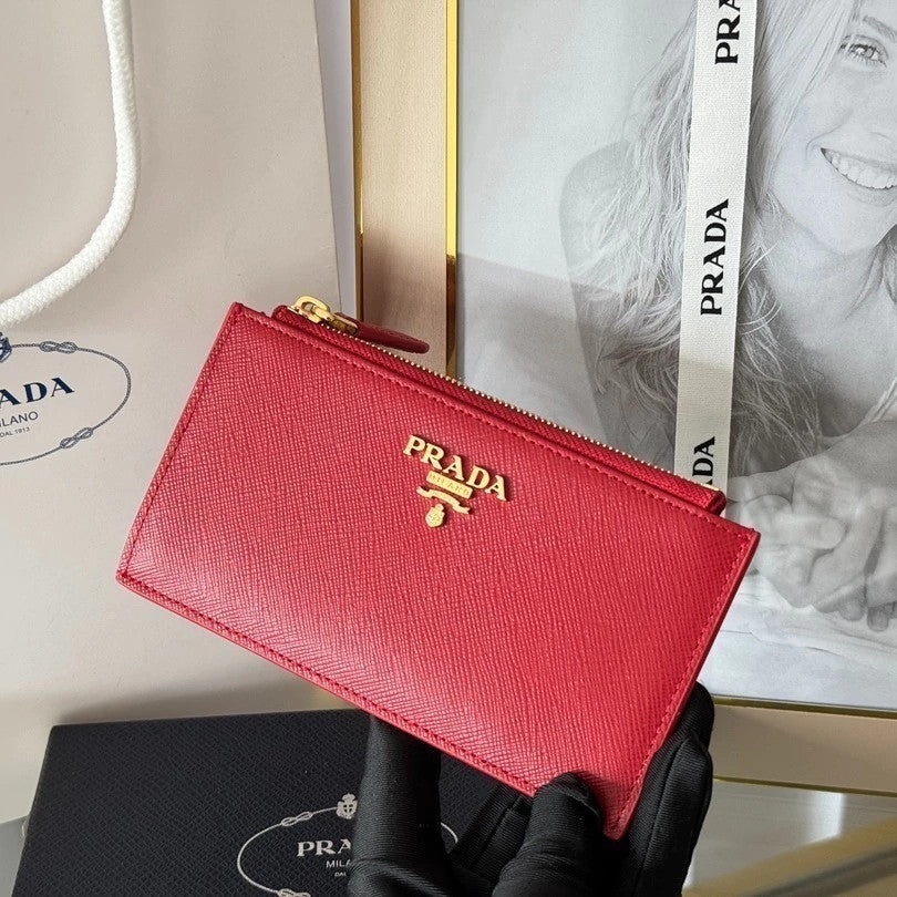 Prada Rubino Essenziale Wallet Red 5.1" (13 cm)