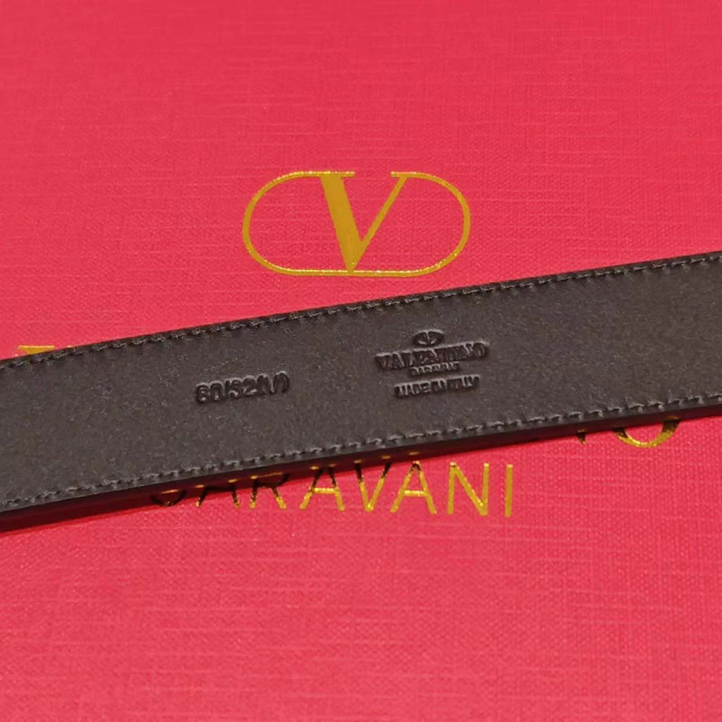 Valentino VLogo Crystal Belt
