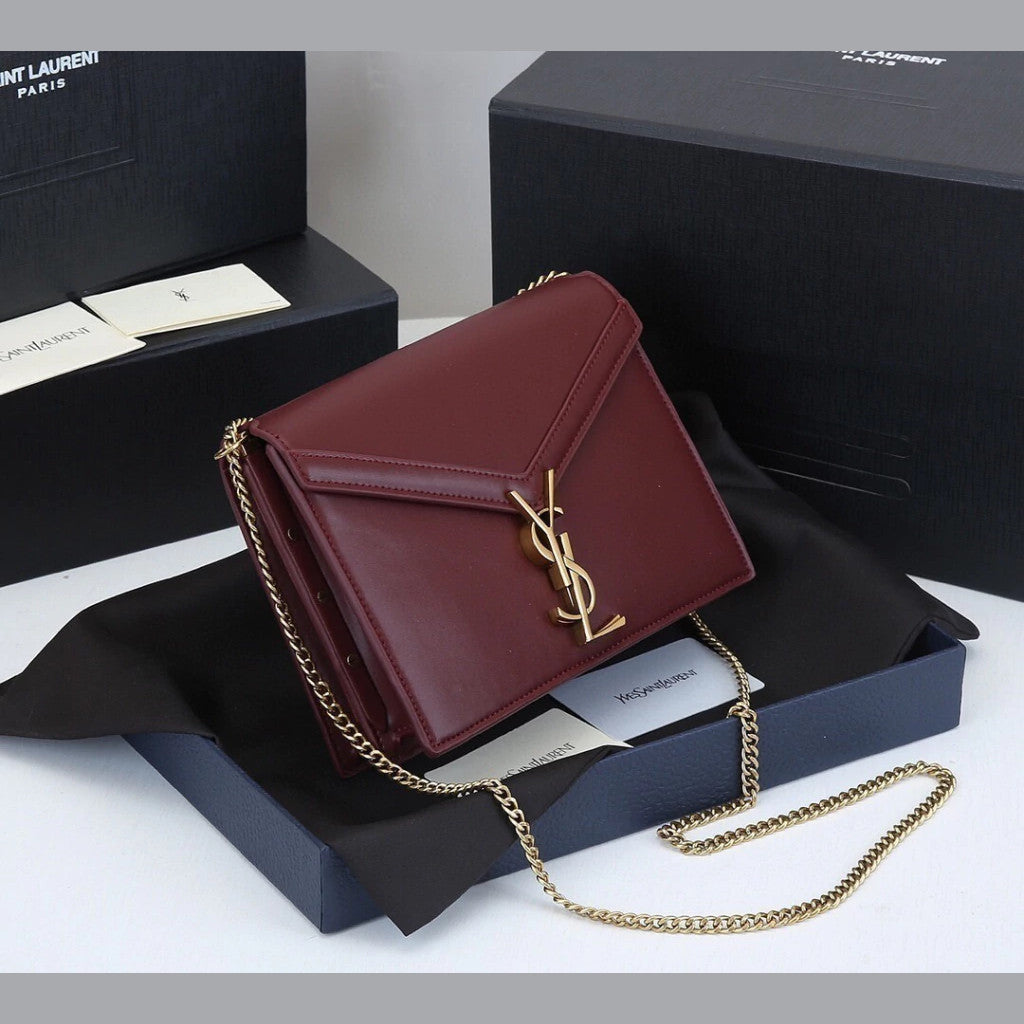 YSL Cassandre Burgundy 7.5" (19 cm)