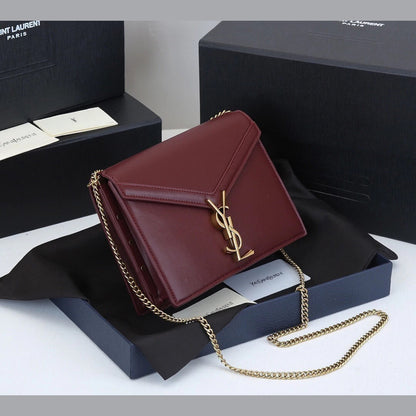 YSL Cassandre Burgundy 7.5" (19 cm)