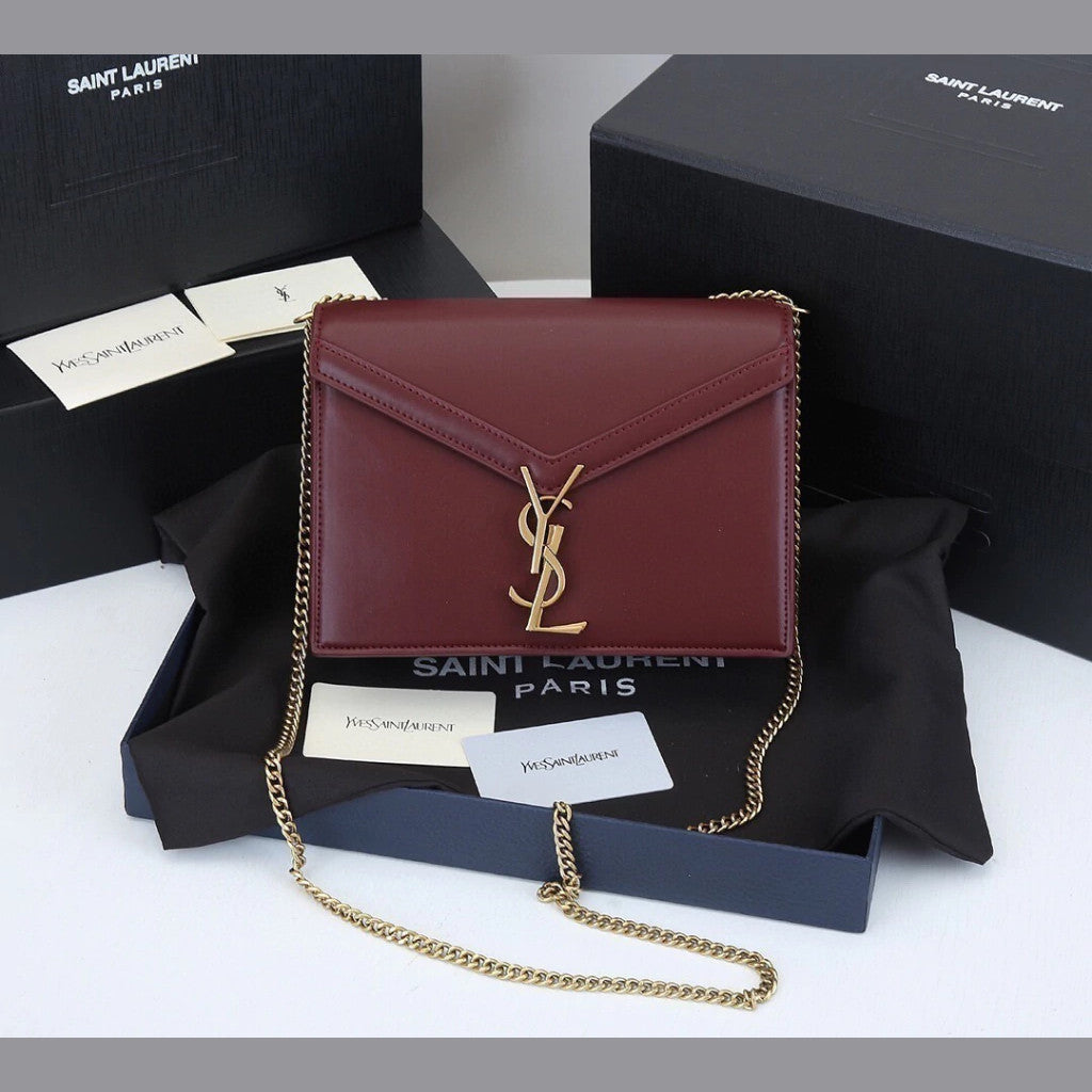 YSL Cassandre Burgundy 7.5" (19 cm)